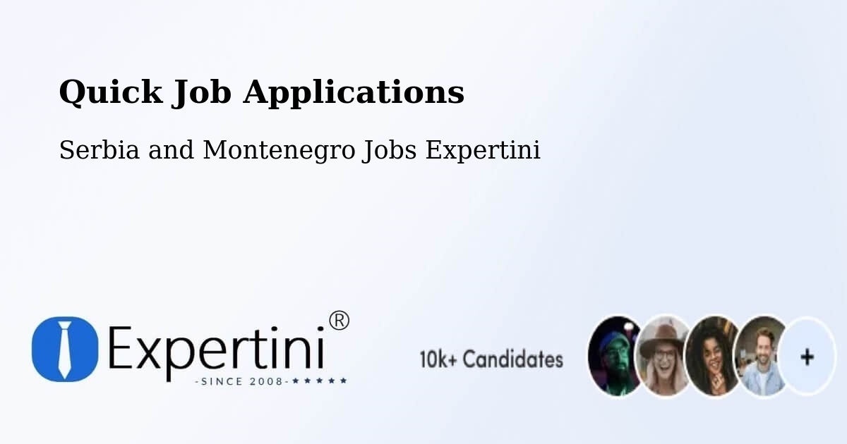 Quick Apply Feature – Beloeil - Serbia and Montenegro Jobs Expertini