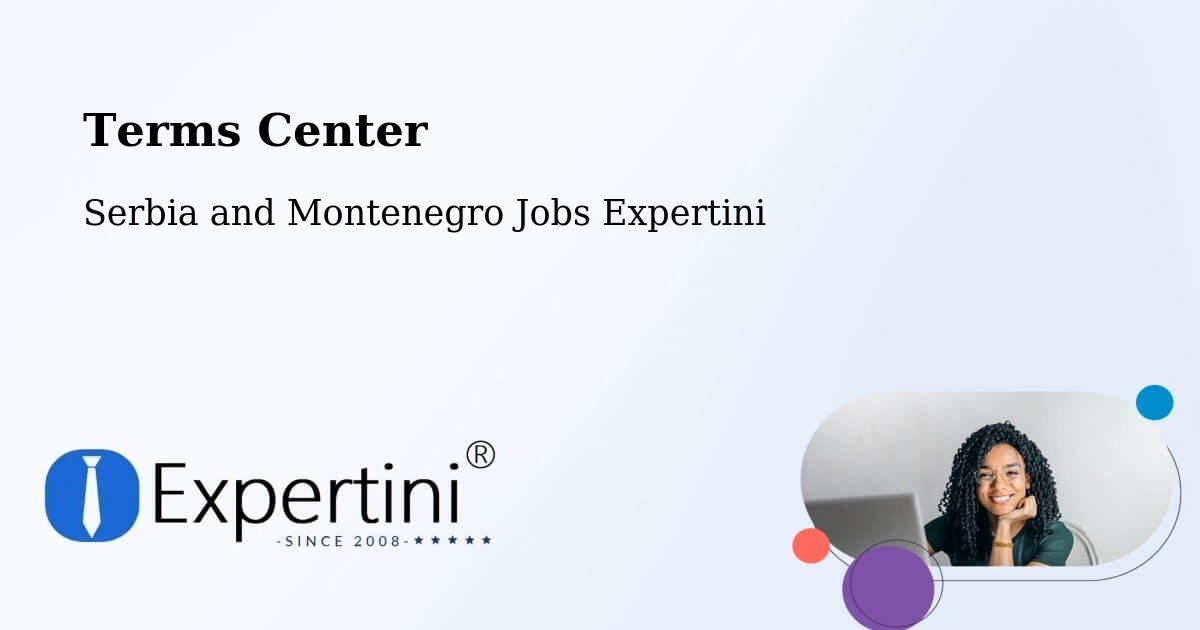 Terms of Service – Beloeil - Serbia and Montenegro Jobs Expertini
